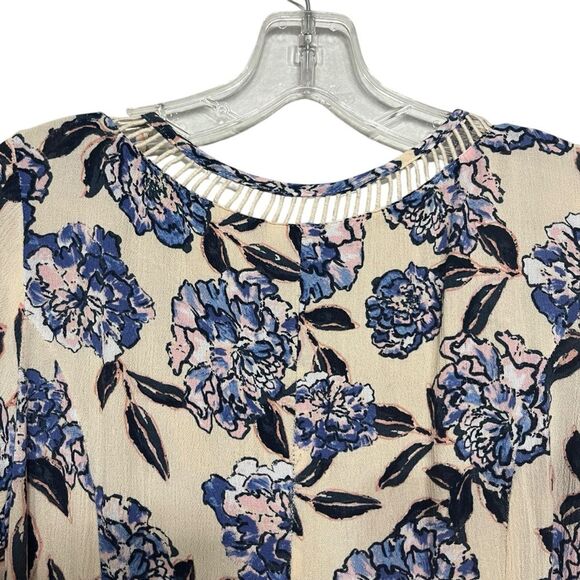 Shyanne Country Boho floral print midi flowy v-neck dress western Ranch cowgirl - Picture 10 of 10